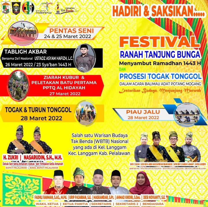 Sambut Ramadhan 1443 H, Langgam Helat Festival Ranah Tanjung Bunga 2022