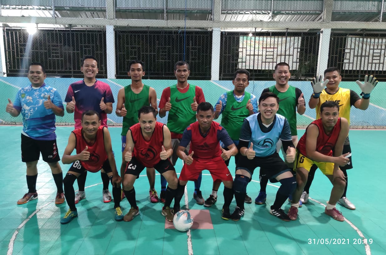 Kejari Pelalawan Gelar Tanding Futsal Persahabatan dengan Awak Media