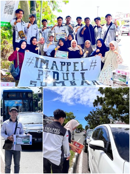 IMAPPEL Sumatera Barat Gelar Aksi Peduli Bencana untuk Korban Musibah di Sumbar