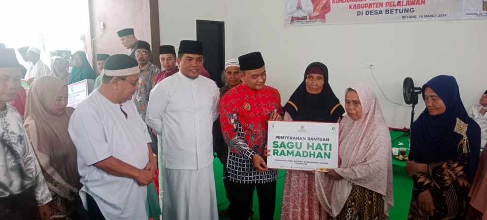 Safari Ramadhan di Desa Betung, Bupati H. Zukri SE Sampaikan Capaian Progam Pemerintah
