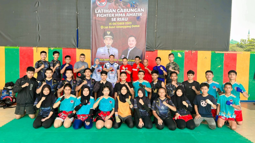 Dihadiri Atlet-Atlet Daerah, IBCA MMA Provinsi Riau Gelar Latihan Bersama di Kota Dumai