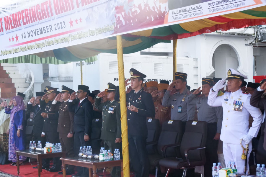 Bupati Rohil Peringati Hari Pahlawan Ke-78