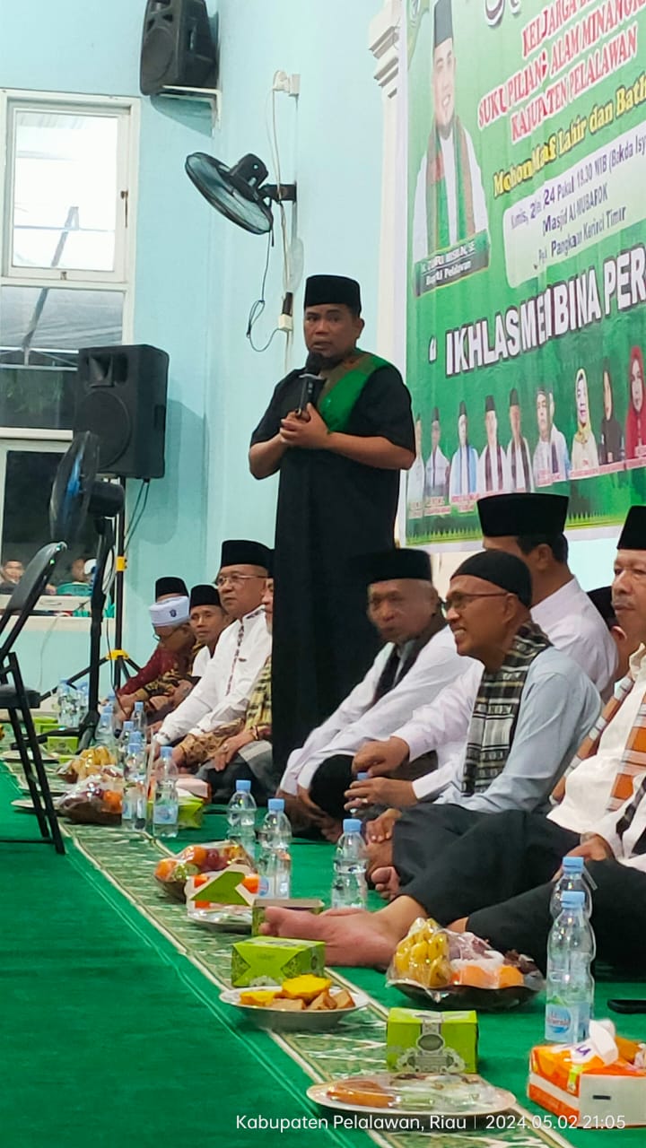 Halal Bihalal Keluarga Besar Suku Piliang Alam Minang Kabau Pelalawan, Ini Harapan Bupati H. Zukri