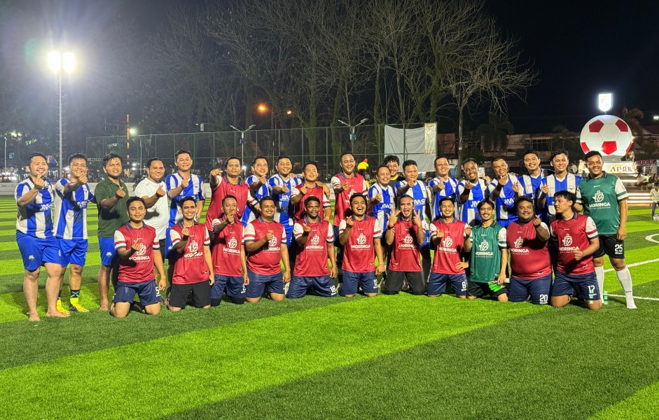 Moringah Raih Kemenangan Tipis 3-2 dalam Laga Persahabatan Kontra Sahabat Media Pelalawan