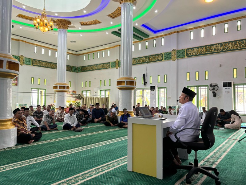 Optimalkan Pengumpulan Zakat, BAZNAS Pelalawan dan KUA Pangkalan Kerinci Gelar Sosialisasi ZISWAF