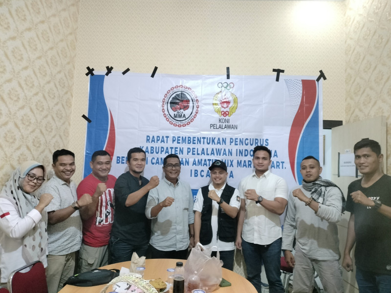 Erik Suhenra Terpilih Jadi Ketua IBCA MMA Kabupaten Pelalawan Periode 2023-2027