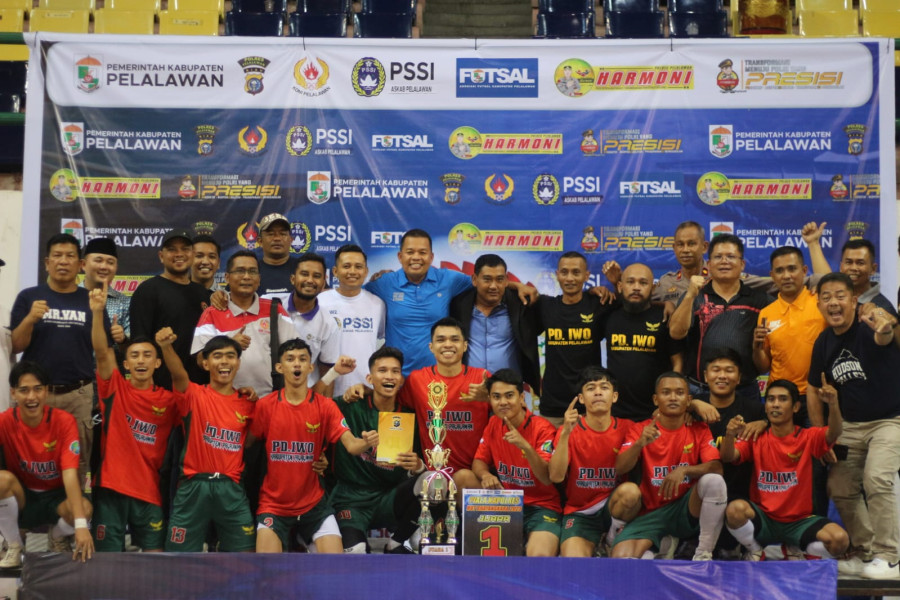 Rajawali FC Binaan IWO Raih Juara Open Turnamen Futsal HUT Bhayangkara ke -77 Tahun 2023