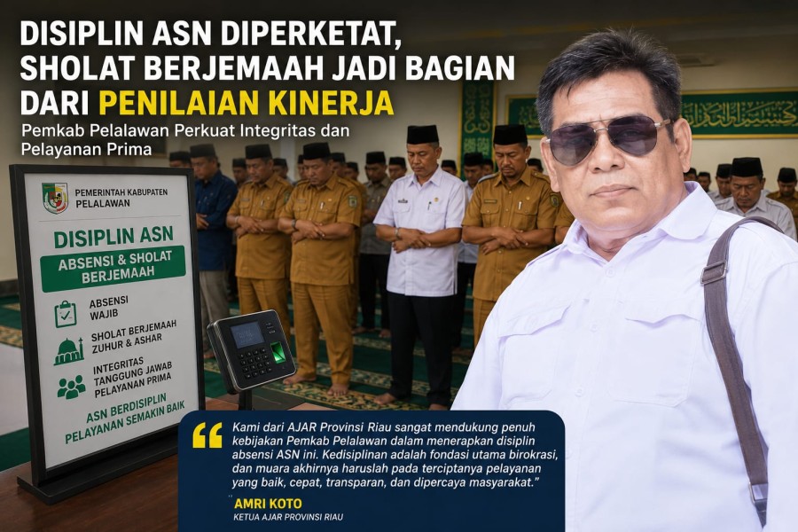 Disiplin ASN di Pelalawan Diperketat, AJAR Riau: Fondasi Birokrasi Bersih Dimulai dari Disiplin