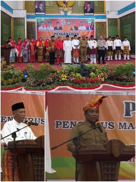 Bupati Pelalawan Kukuhkan Pengurus MKP Kabupaten Pelalawan Periode 2025–2030