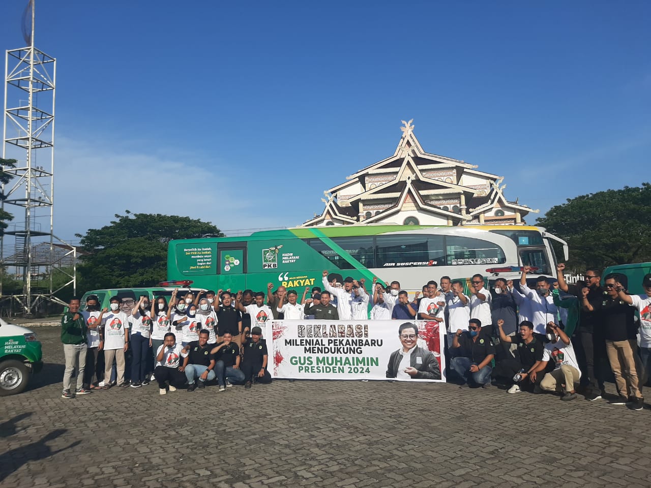 Milenial Pekanbaru Deklarasi Dukung Gus Muhaimin Jadi Presiden 2024